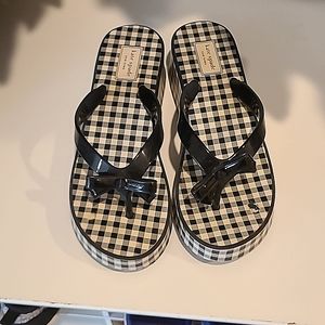 Kate spade wedge flip flop